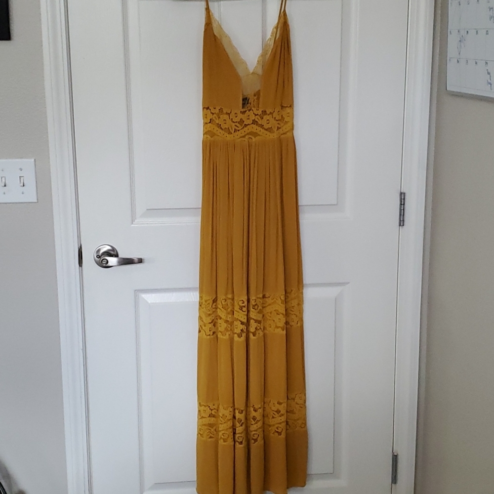 Rue 21 Lace Maxi Dress LARGE